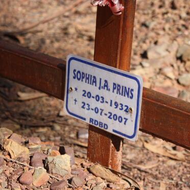 PRINS Sophia J.A. 1932-2007