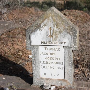 JOSEPH Thomas Jacobus 1883-1948