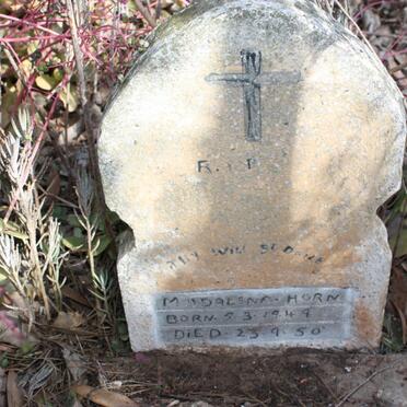 HORN Magdalena 1949-1950