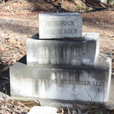 OLIESLAGER Hendrick 1871-1937