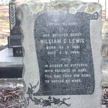 LEWIS William C. 1881-1946