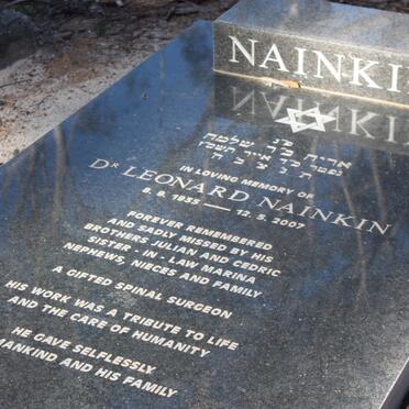 NAINKIN Leonard 1955-2007