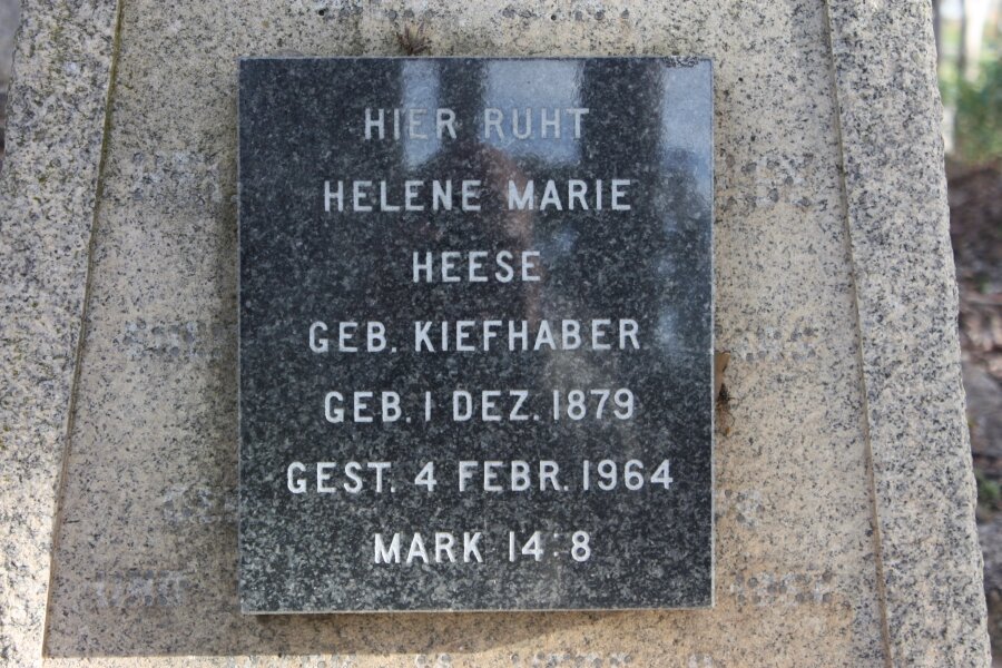 HEESE Helene Marie 1879-1964
