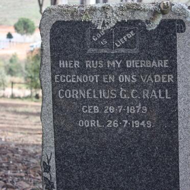 RALL Cornelius G.C. 1879-1949