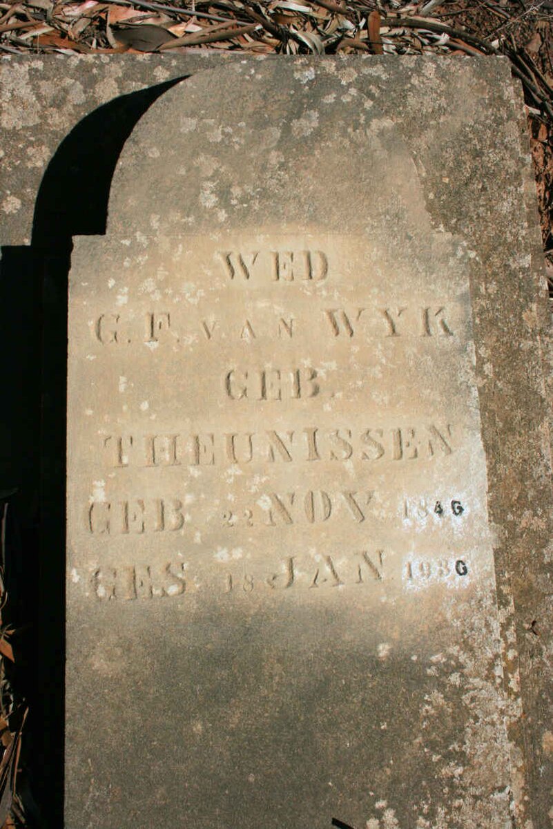 WYK G.F., van neé THEUNISSEN 1846-1930