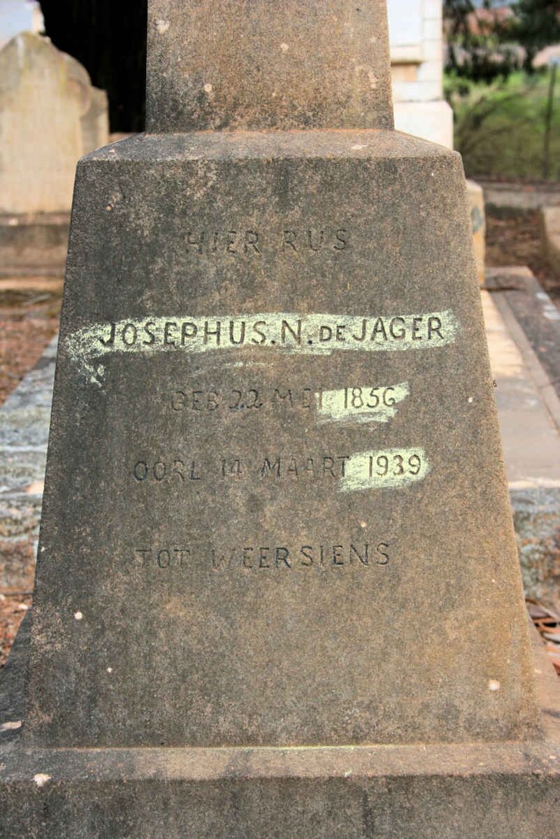 JAGER Josephus N., de 1856-1939
