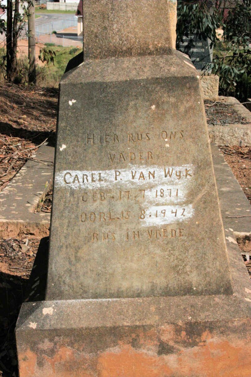 WYK Carel P., van 1871-1942