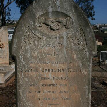 ELLIOTTE Rosalia Carolina neé FUCHS -1909