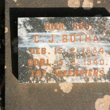 BOTHA C.J 1884-1940