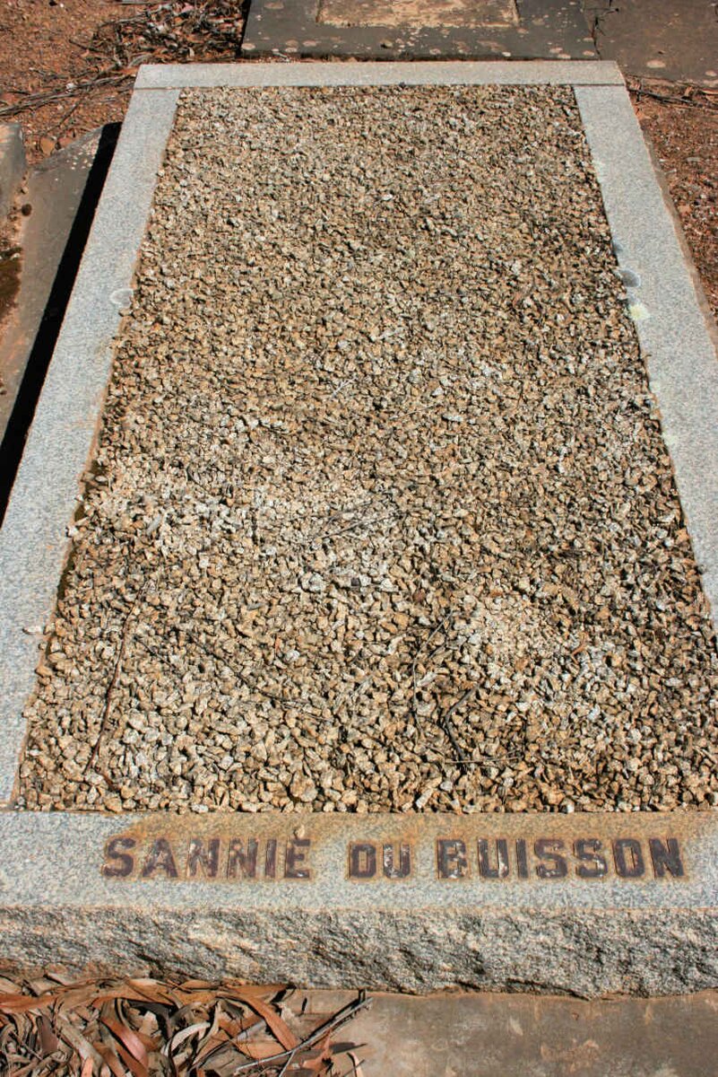 BUISSON Sannie, du
