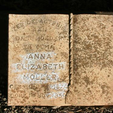 MOLLER Anna Elizabeth 1874-1950