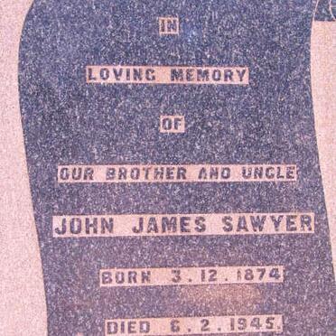 SAWYER John James 1874-1945