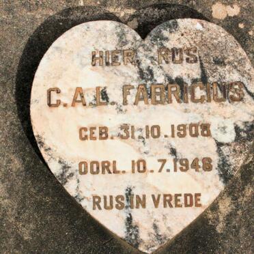 FABRICIUS C.A.L. 1908-1946