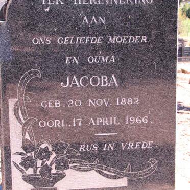 WYK Jacoba, van 1882-1966