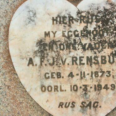 RENSBURG A.F.J., van 1873-1949