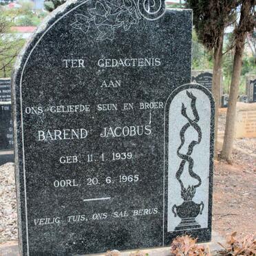 WYK Jacobus Barend, van 1939-1965