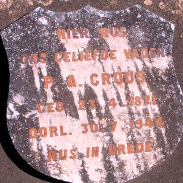 CROUS P.A. 1871-1944