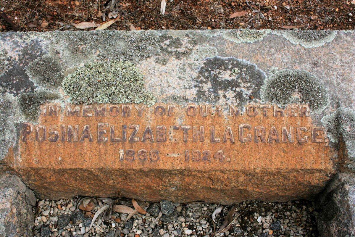 GRANGE Rosina Elizabeth, la 1868-1924