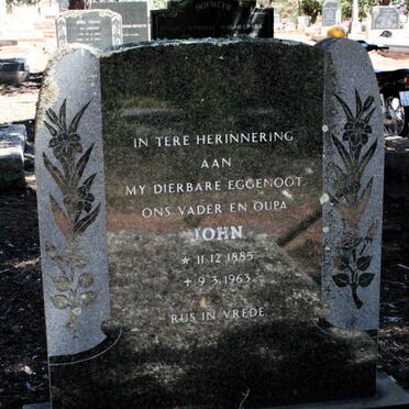 WYK John, van 1885-1963