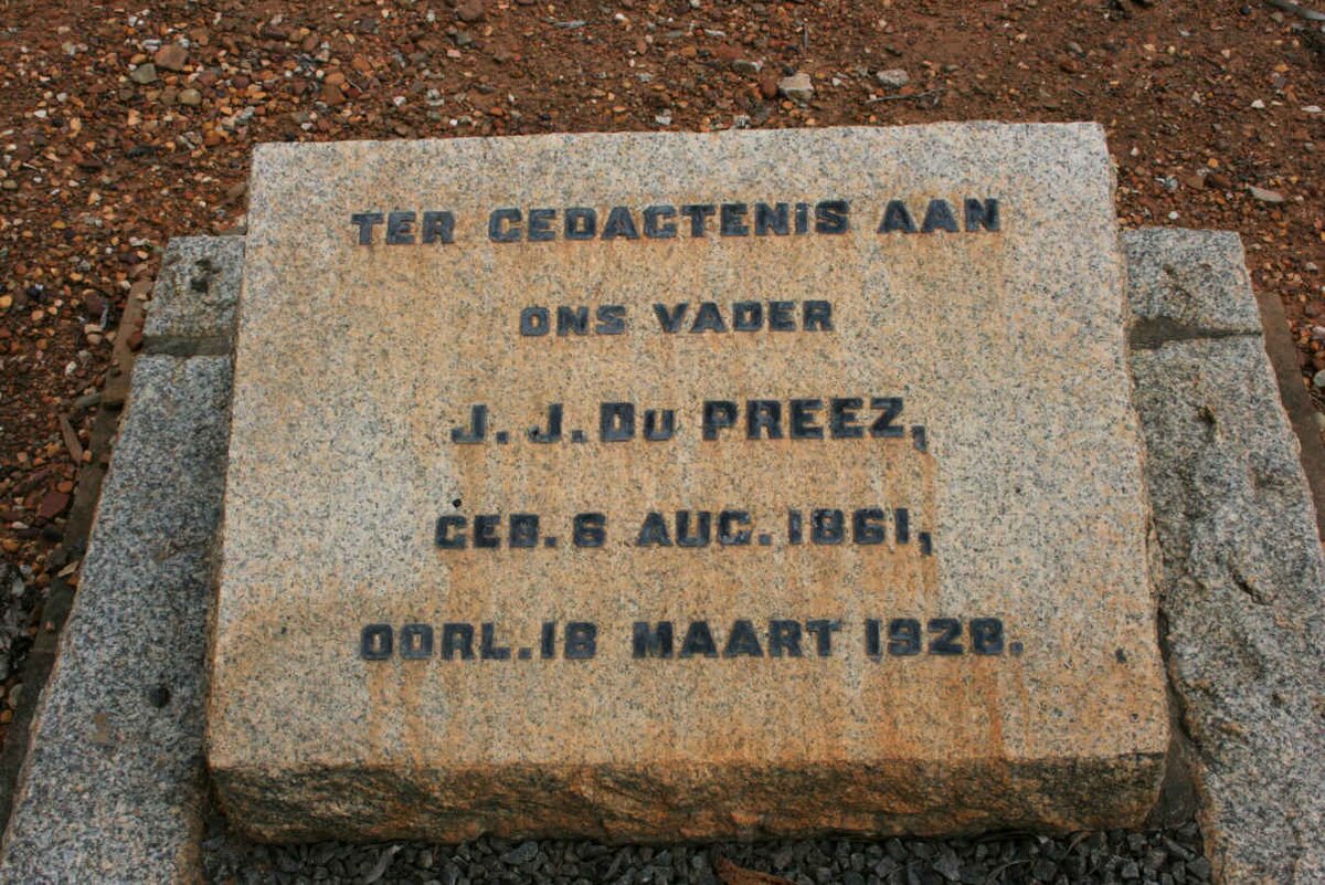 PREEZ J.J., du 1861-1928