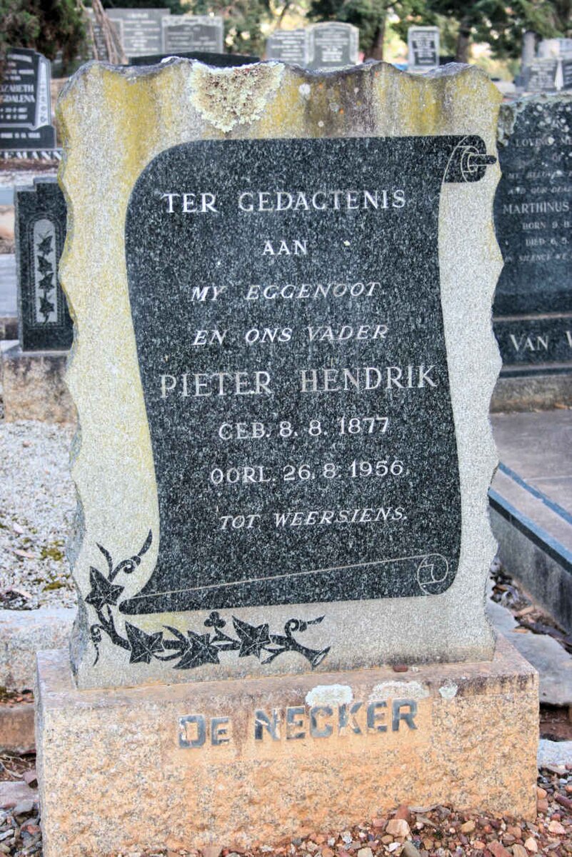 NECKER Pieter Hendrik, de 1877-1956