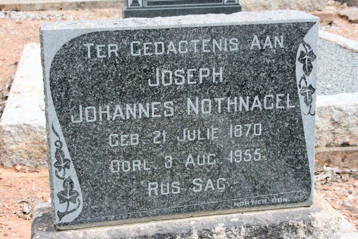 NOTHNAGEL Joseph Johannes 1870-1955