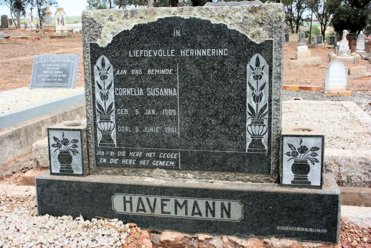 HAVEMANN Cornelia Susanna 1909-1961