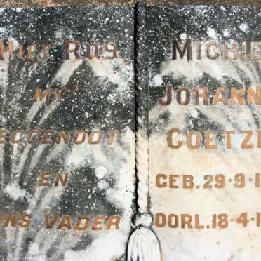 COETZEE Michiel Johannes 1877-1956