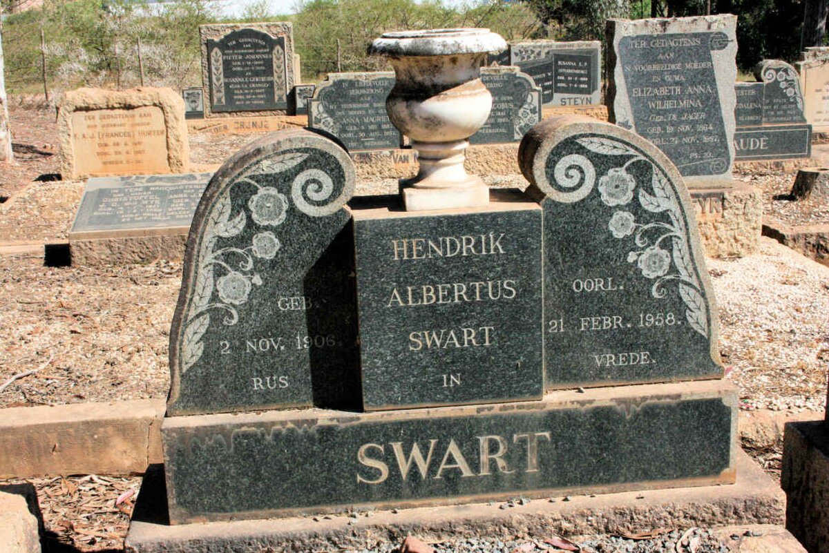 SWART Hendrik Albertus 1906-1958