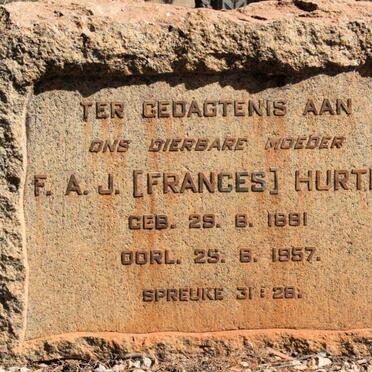 HURTER F.A.J. 1881-1957