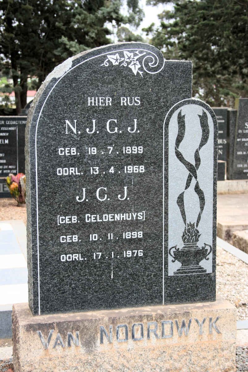 NOORDWYK N.J.G.J. 1899-1968 &amp; J.C.J. GELDENHUYS 1898-1976