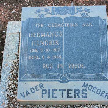 PIETERS Hermanus Hendrik 1917-1969