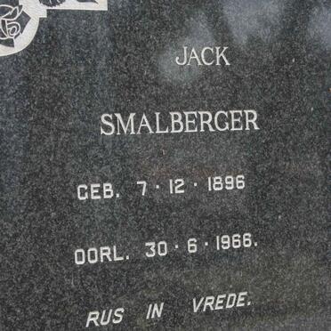 SMALBERGER Jack 1896-1966