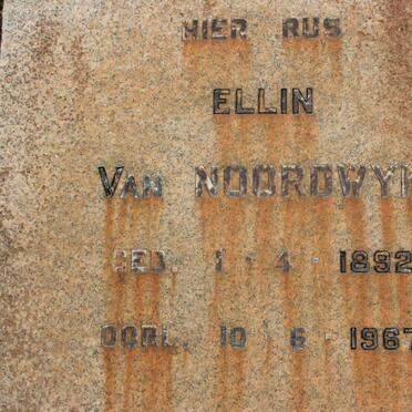 NOORDWYK Ellin, van 1892-1967