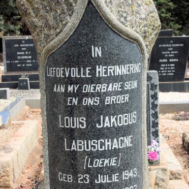 LABUSCHAGNE Louis Jacobus 1943-1967