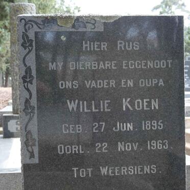 KOEN Willie 1895-1963