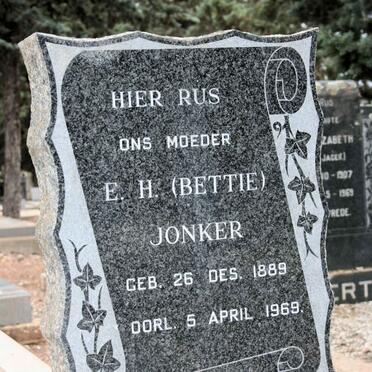 JONKER E.H. 1889-1969