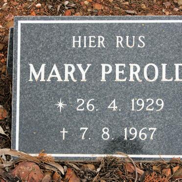 PEROLD Mary 1929-1967