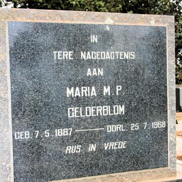 GELDERBLOM Maria M.P. 1887-1968