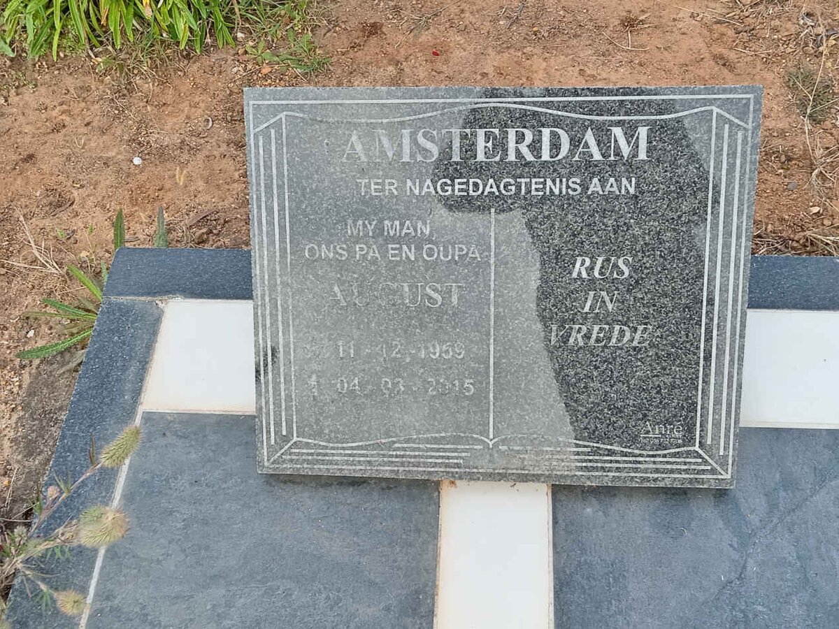 AMSTERDAM August 1959-2015