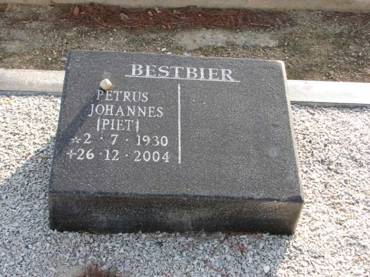 BESTBIER Petrus Johannes 1930-2004