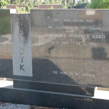 DYK Gerhardus Josephus, van 1921-1976