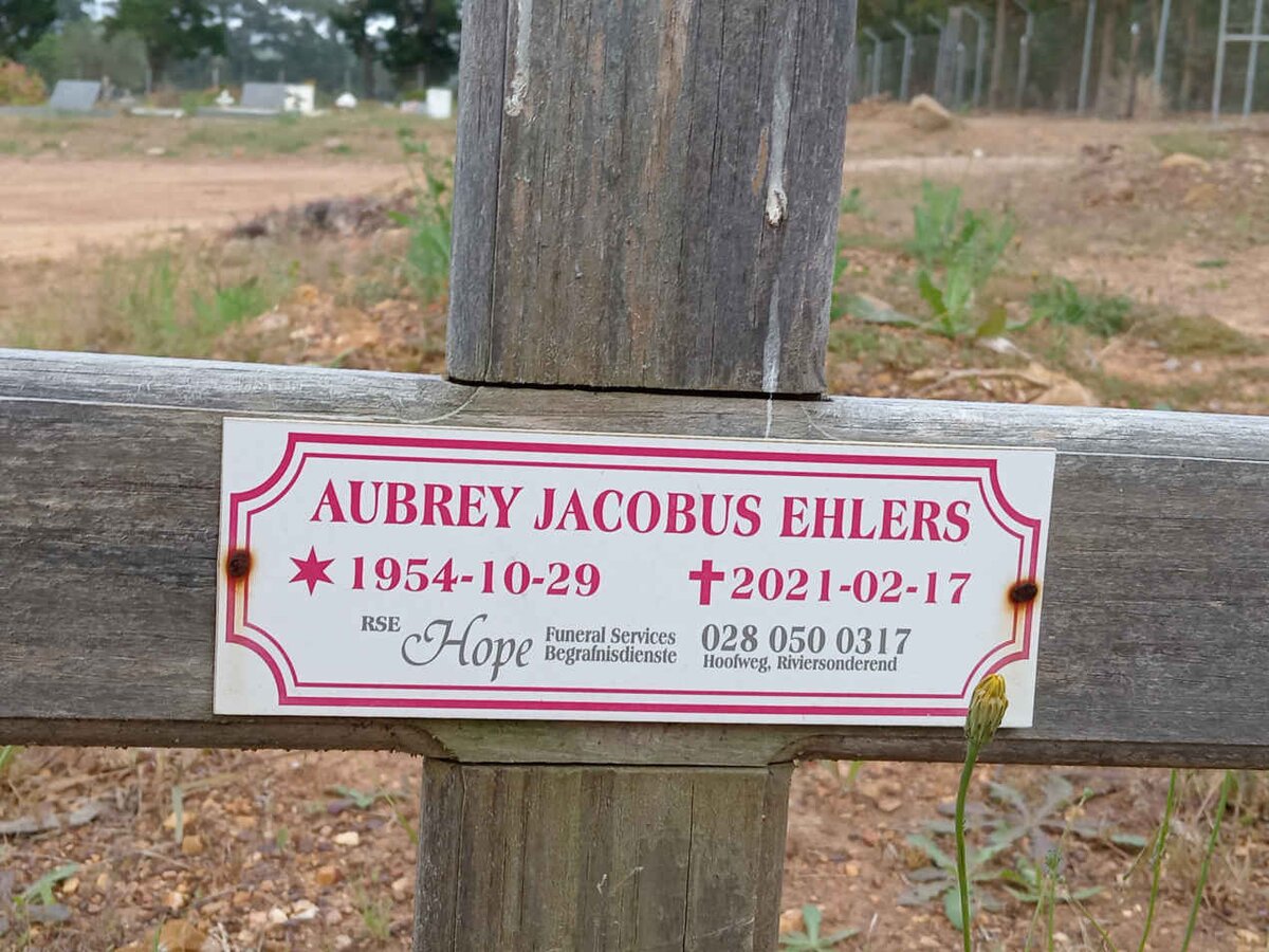 EHLERS Aubrey Jacobus 1954-2021