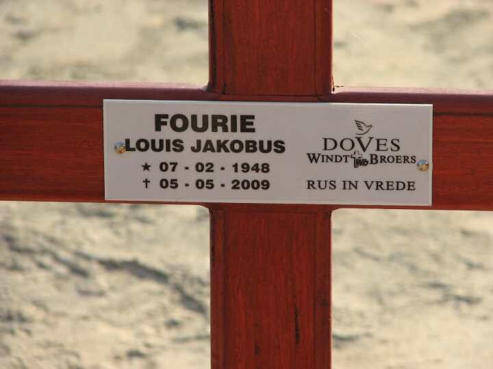 FOURIE Louis Jakobus 1948-2009