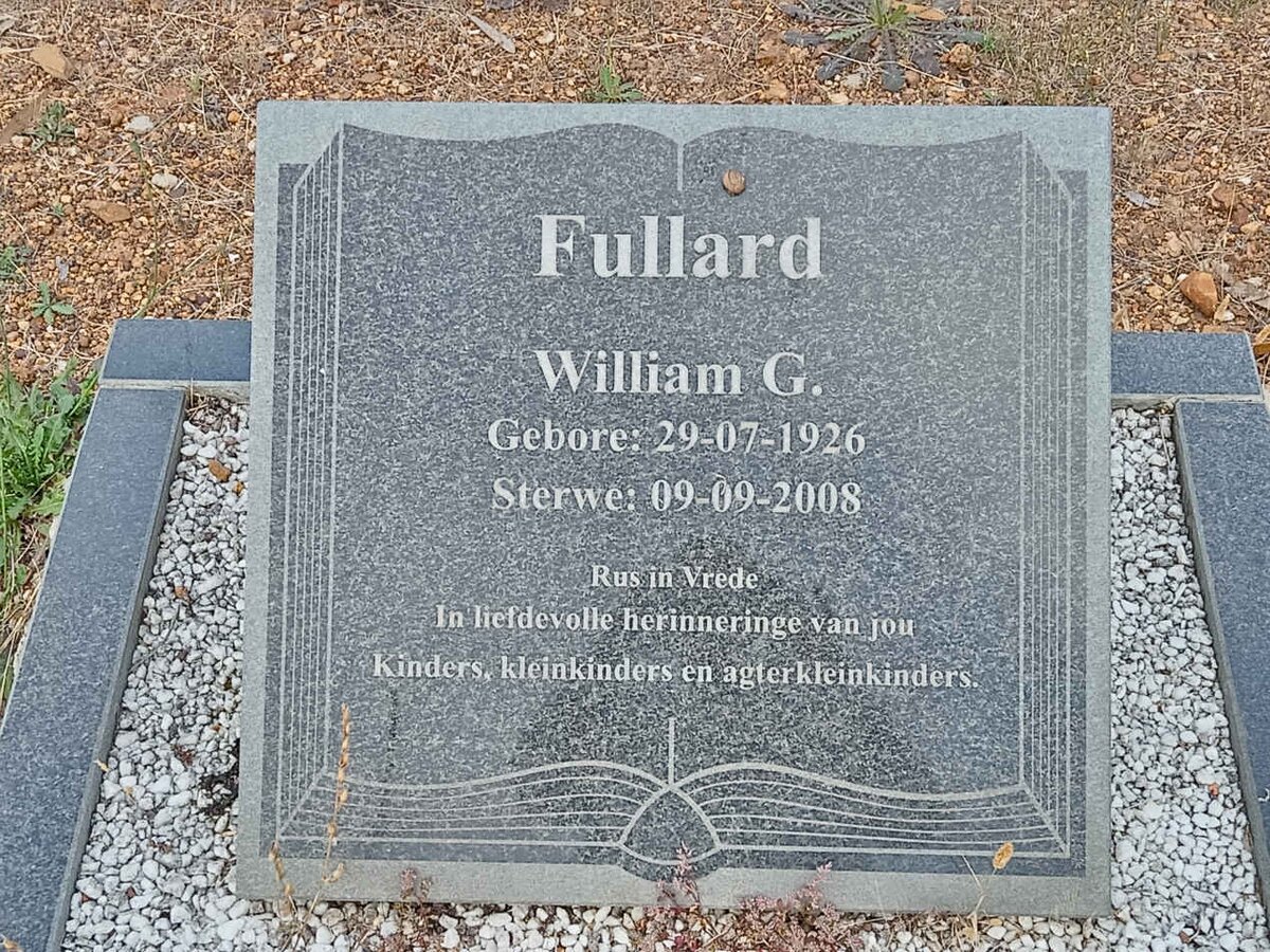 FULLARD William G. 1926-2008