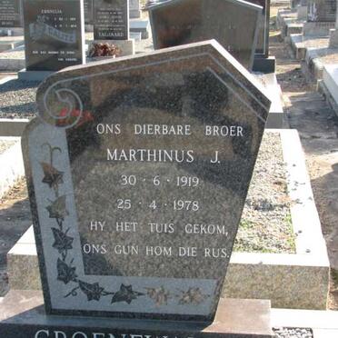 GROENEWALD Marthinus J. 1919-1978