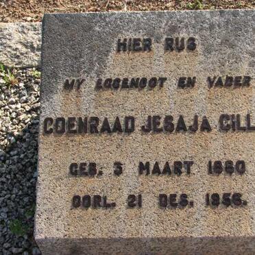 GILLIE  Coenraad Jesaja 1880-1956
