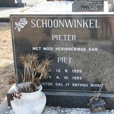 SCHOONWINKEL Pieter 1959-1989