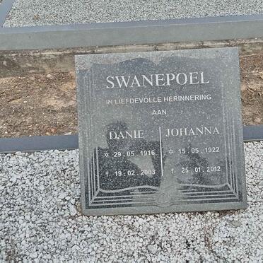 SWANEPOEL Danie 1916-2003 &amp; Johanna 1922-2012