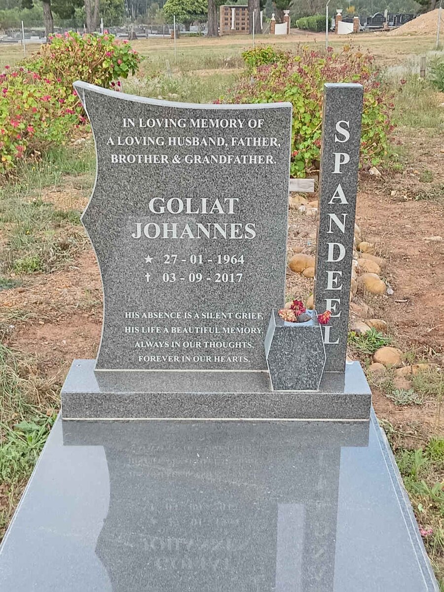 SPANDEEL Goliat Johannes 1964-2017